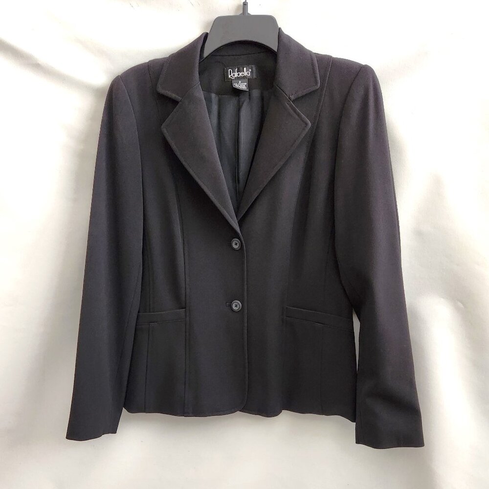Rafaella Classic Tailored Black Blazer Jacket Sz 8